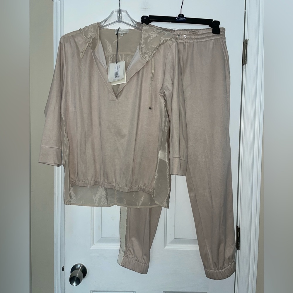 ANTONELLI FIRENZE COTTEN BLEND ATHLEISURE SUIT SZ EU 42/US 6 NWT